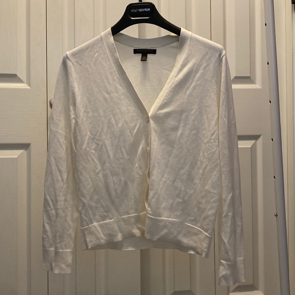 Banana Republic Wool Cardigan Petite M
